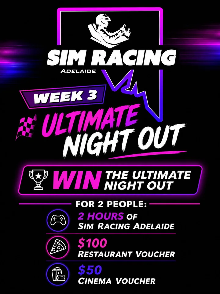 Week 3 prize, the ultimate night out for two people