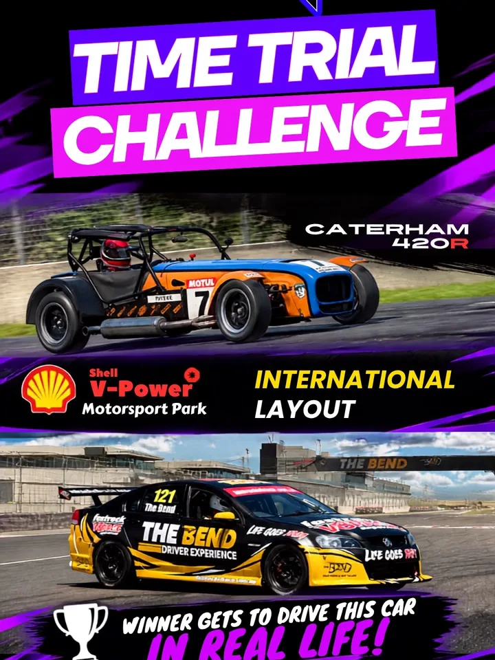Week 4 prize, The Bend Experience driving a V8 Holden